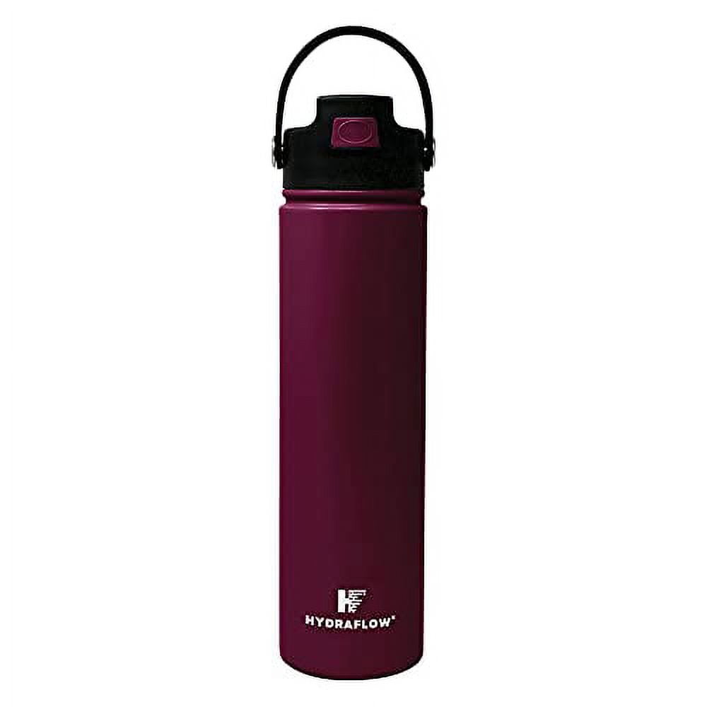 HydroMATE 32 oz Insulated Water Bottle Sleeve with Strap Pink Marble