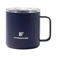 thumbnail image 1 of Hydraflow Parker - 10oz - Triple Wall Vacuum Insulated Mug - Stainless Steel Coffee Mug with Slide Top Lid - Insulated Coffee Mug for Commuting, Outdoors, Camping - Powder Navy, 1 of 3