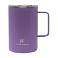 thumbnail image 1 of Hydraflow Parker - 17oz - Triple Wall Vacuum Insulated Mug - Stainless Steel Coffee Mug with Slide Top Lid - Insulated Coffee Mug for Commuting, Outdoors, Camping - Powder Pastel Purple, 1 of 3