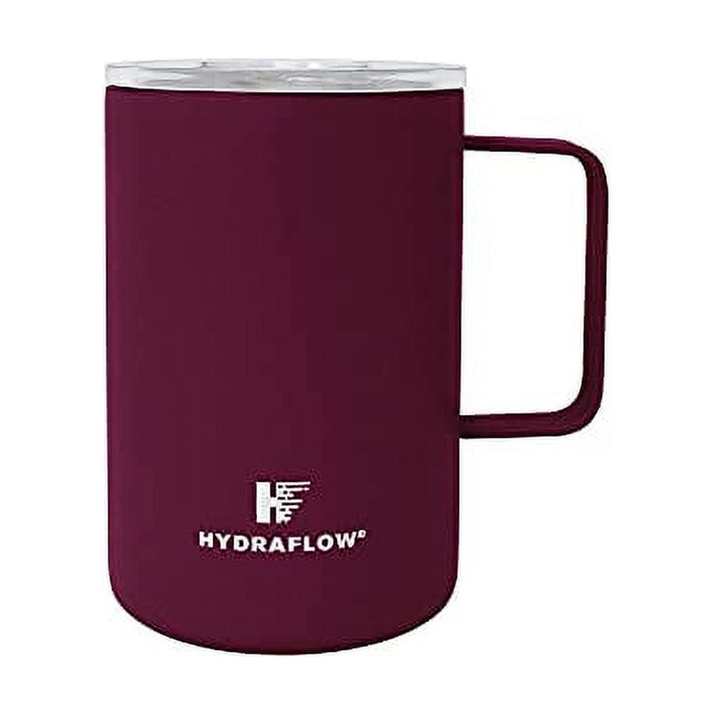 Hydraflow Parker - 10oz - Triple Wall Vacuum Insulated Mug - Stainless  Steel Coffee Mug with Slide Top Lid - Insulated Coffee Mug for Commuting,  Outdoors, Camping - Powder Navy 