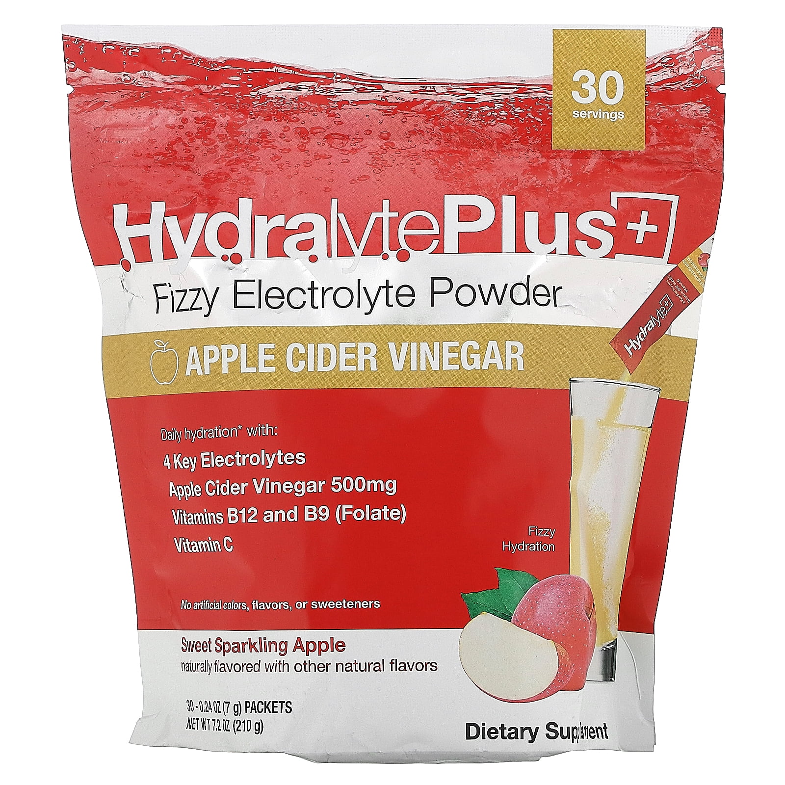Hydralyte Plus Apple Cider Vinegar Electrolytes and ACV Powder Drink
