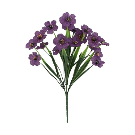Hydrangea Artificial Flowers Artificial Flowers Home Simulation Creative Living Room Decoration Artificial Flower Bouquet (Dark Purple)