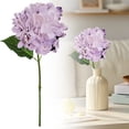 thumbnail image 1 of Hydrangea Artificial Flowers Single Stem Fake Flowers with Leaves for Table Centerpiece,Purple Faux Flowers for Vase Bouquets Arrangement for Wedding Birthday Party Decoration, 1 of 5