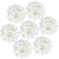 Hydrangea Bulk Artificial White Flowers for Wedding Flower Arrangement， White Fake Silk Hydrangea Flowers in Bulk for Outdoor Wedding Table Centerpiece Home Decorations (, White)