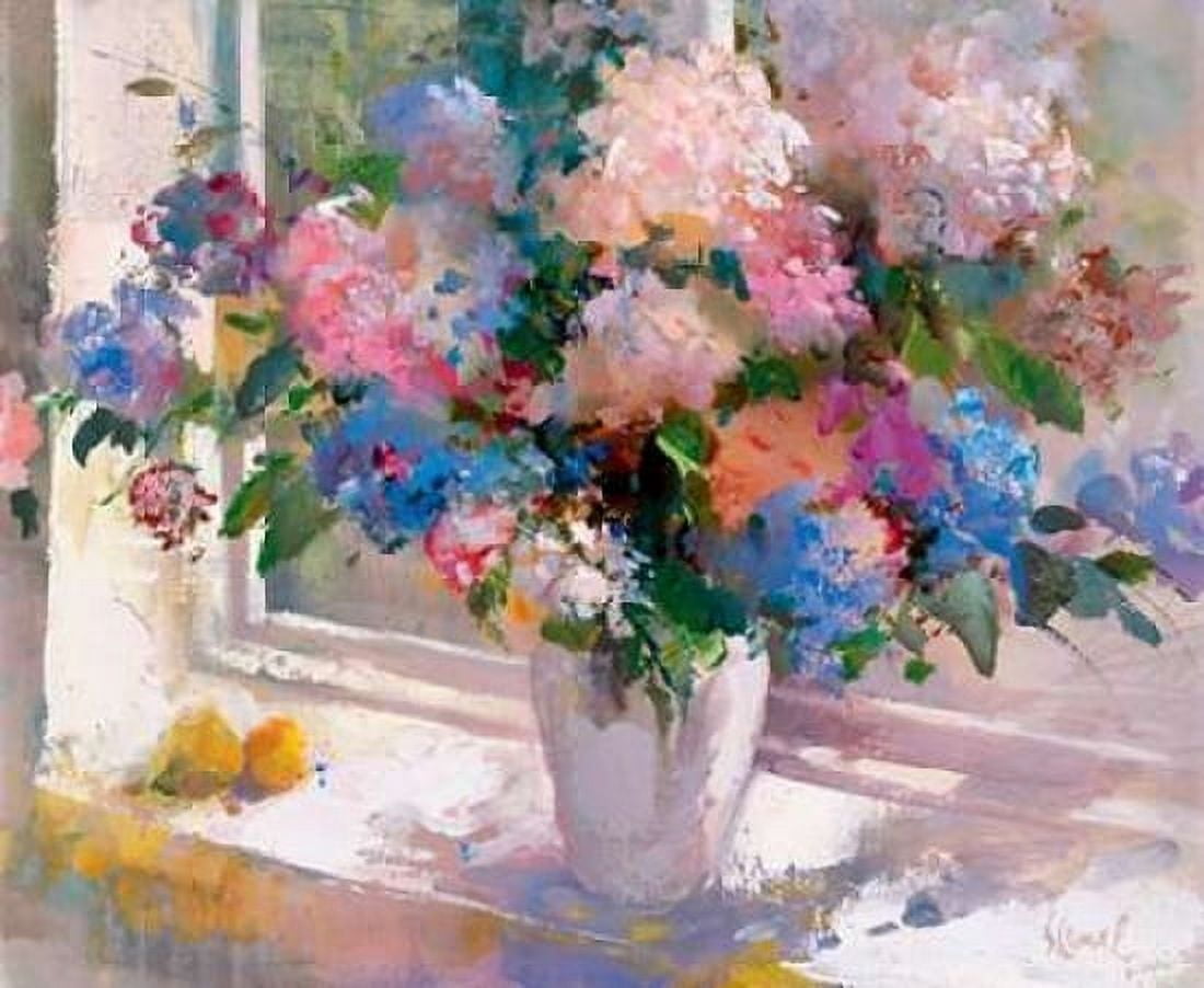 Hydrangea Canvas Art - Stefanie Camel (20 x 24)