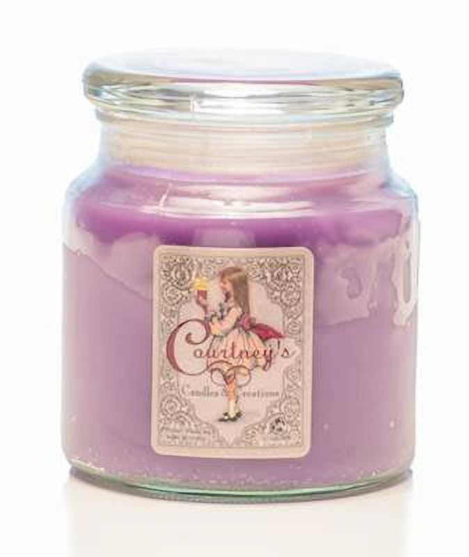 Hydrangea -  Courtneys Candles Maximum Scented 16oz Jar Candle