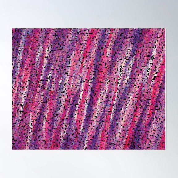 Hydrangea Dots Poster Wall Art, Modern Wall Decor For Living Room Bedroom, 8x12 UNFRAMED