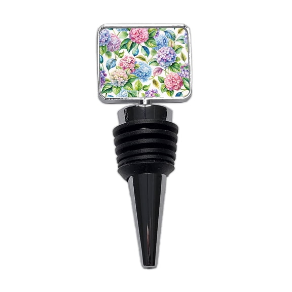 Hydrangea Floral Flowers Wine Bottle Stopper Cap Plug