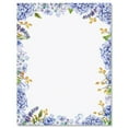 thumbnail image 1 of Hydrangea Florals Easter Letter Papers - Set of 25 spring stationery papers are 8 1/2" x 11", compatible computer paper, spring letterhead sheets great for Easter Flyers, Invitations, or Letters, 1 of 5