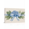 thumbnail image 1 of Hydrangea Flower Wall Art for Living Room,Canvas Picture Wall Decor for Bathroom Bedroom,Pastoral Blue Bow Floral Spring Lraf Painting Artwork for Office Kitchen Hallway Dining Room Decor 16"x20", 1 of 8