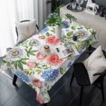 thumbnail image 1 of Hydrangea Flowers Table Cloth Waterproof Tablecloths, Spring Floral Botanical Blossom Tablecloth Dining Table Cover for Kitchen Party Tabletop Outdoor, Rectangle Tablecloth 54x108 Inch, 1 of 9