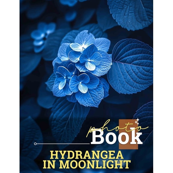 Hydrangea In Moonlight Photo Book: Gorgeous Floral Images Captured Under Moonlight For Home Decor Inspiration, (Paperback)
