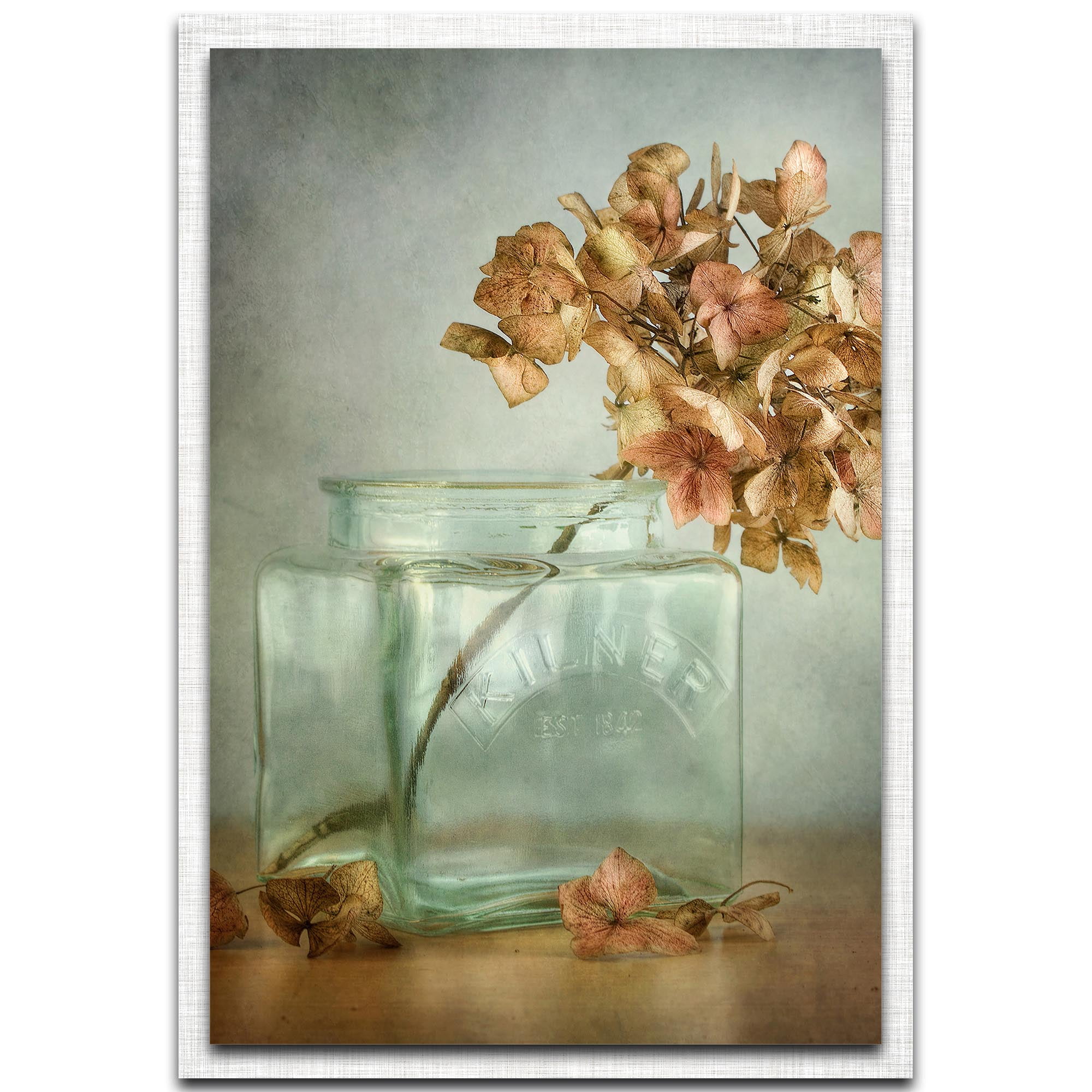 Hydrangea Parchment Frame