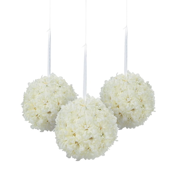 Hydrangea Pomander Kissing Balls (3Pc) - Home Decor - 3 Pieces