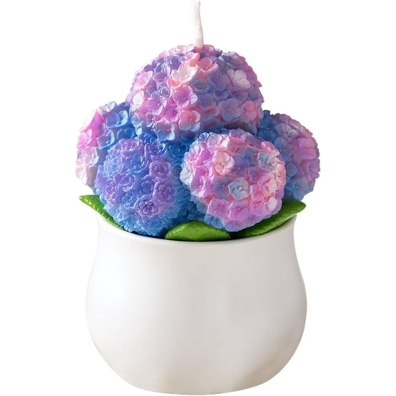 Hydrangea Potting Scented Candle Home Decora for Mother's Day