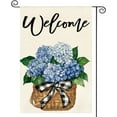 thumbnail image 1 of Hydrangea Spring Summer Garden Flag 12x18 Inch Double Sided Outside, Floral Welcome Yard Outdoor Flag, 1 of 6