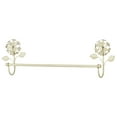 thumbnail image 1 of Hydrangea Towel Bar Creamy Gold Towel Bar, 1 of 4