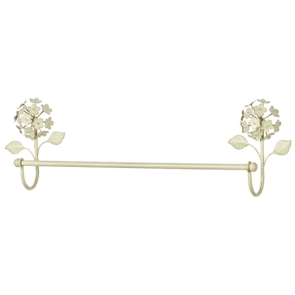 Hydrangea Towel Bar Creamy Gold Towel Bar