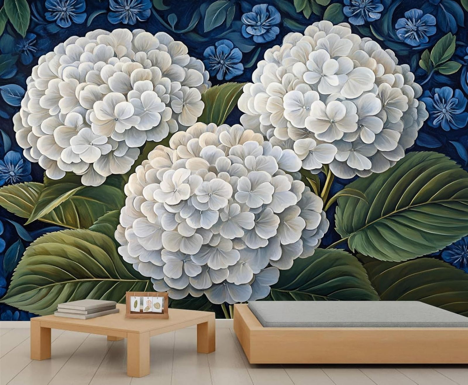 Hydrangea Wall Mural - Floral Wall Murals, Aesthetic Hd Photo For ...