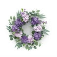 thumbnail image 1 of Hydrangea Wreath 24"D Polyester, 1 of 1