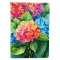 thumbnail image 1 of Hydrangeas in Watercolor House Flag 28 in x 40 in, 1 of 7
