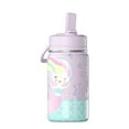 thumbnail image 1 of Hydrapeak 14oz Mini Fun Sticker Print Water Bottle with Straw Lid, Stainless Steel Double Wall Insulated, Leak-Proof and Spill-Proof, Blush-Scale, 1 of 2