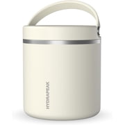 Hydrapeak 25oz Stainless Steel Vacuum Insulated Thermos Food Jar for Hot Food and Cold Food, Wide Mouth Leak-Proof Soup Jar for Adults, 10 Hours Hot 16 Hours Cold Ivory