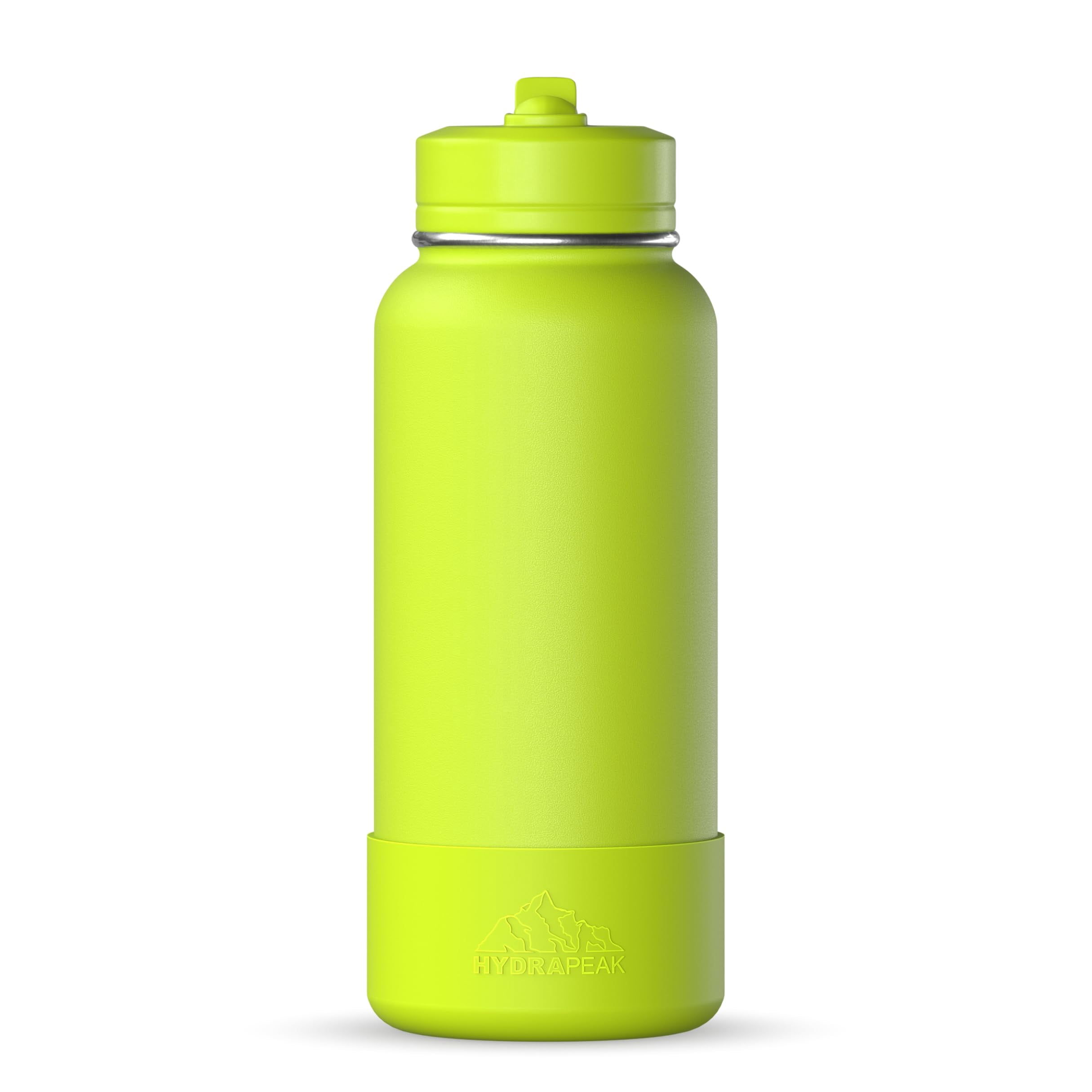 Hydrapeak 32oz Sport Insulated Water Bottle with Straw or Chug Lid ...