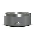 thumbnail image 1 of Hydrapeak Dog Bowl Non Slip Stainless Steel Water and Food Dish Large Sized and Small Dogs 32oz 64oz Multiple Sizes 4 Cup | Graphite, 1 of 7