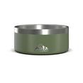 thumbnail image 1 of Hydrapeak Dog Bowl Non Slip Stainless Steel Water and Food Dish Large Sized and Small Dogs 32oz 64oz Multiple Sizes 4 Cup | Sage Leaf, 1 of 6
