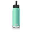 thumbnail image 1 of Hydrapeak FLOW 1L (32oz) Water Bottle BPA-Free Leak-Proof Double-Walled Copper Coated Stainless-Steel Insulated Vacuum Flask with Integrated Bite Value Straw and Crook Finger Handle …, 1 of 1