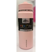 Hydrapeak Mini 20oz Kids Water Bottle with Straw Lid, Stainless Steel Double Wall Insulated Water Bottle for Kids | Leak-Proof and Spill-Proof Kids Water Bottle for School, Cold for 24 Hrs Pink