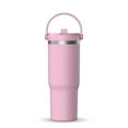 thumbnail image 1 of Hydrapeak Nomad 32 oz Tumbler with Handle and Straw Lid, Leakproof, Double Insulated, 32oz Cup Stainless Steel (Cotton Pink), 1 of 9