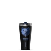 Hydrapeak Officially Licensed NBA Memphis Grizzlies Tumbler 30 oz Stainless Steel Water Bottle, Straw & Sip Lid, Vacuum Insulated, Spill-Proof, Cup Holder Friendly, Keeps Drinks Cold 30 Hours