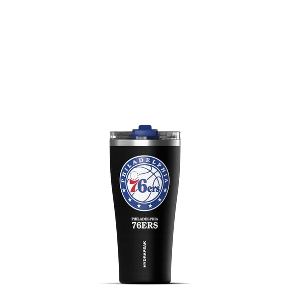 Hydrapeak Officially Licensed NBA Philadelphia 76ers Roamer 25 oz Stainless Steel Tumbler, Insulated Tumblers, Water Bottle With Straw