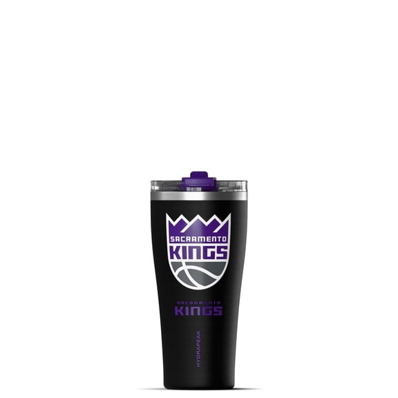 Hydrapeak Officially Licensed NBA Sacramento Kings Tumbler 30 oz Stainless Steel Water Bottle, Straw & Sip Lid, Vacuum Insulated, Spill-Proof, Cup Holder Friendly, Keeps Drinks Cold 30 Hours