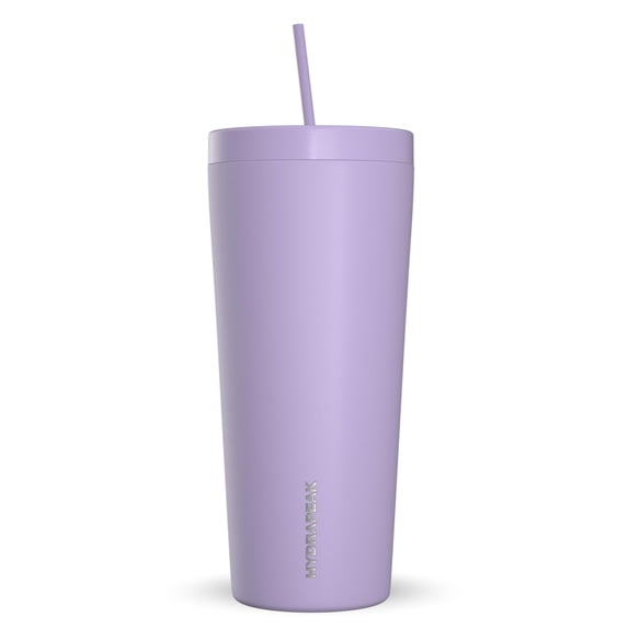 Hydrapeak Traveler 25oz Insulated Tumbler, Stainless Steel Travel Coffee Mug, Double Vacuum Insulation, Tumbler with Lid and Straw, Water Bottle with Straw, Insulated Tumblers, Water Cup, Lavender