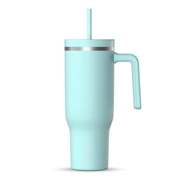 Hydrapeak Voyager 40 oz Tumbler with Handle and Straw Lid | Reusable Stainless Steel Water Bottle Travel Mug Cupholder Friendly | Insulated Cup (Alpine)