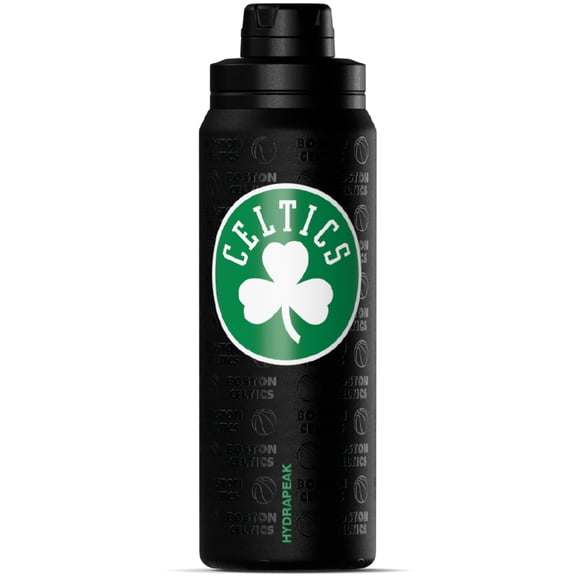 Hydrapeak x NBA Officially Licensed Boston Celtics 26 oz Active Water Bottle with Chug Lid and Handle Reusable Stainless Steel Double Wall Insulated Sports Gift