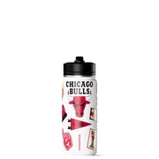 Hydrapeak x NBA Officially Licensed Chicago Bulls 20 oz Active Water Bottle with Chug Lid and Handle Reusable Stainless Steel Double Wall Insulated Sports Gift