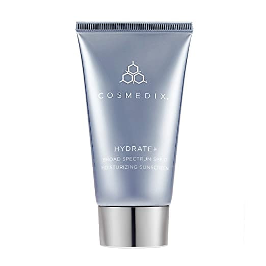 Hydrate + Moisturizing Sunscreen SPF 17 by CosMedix for Unisex - 2 oz Sunscreen