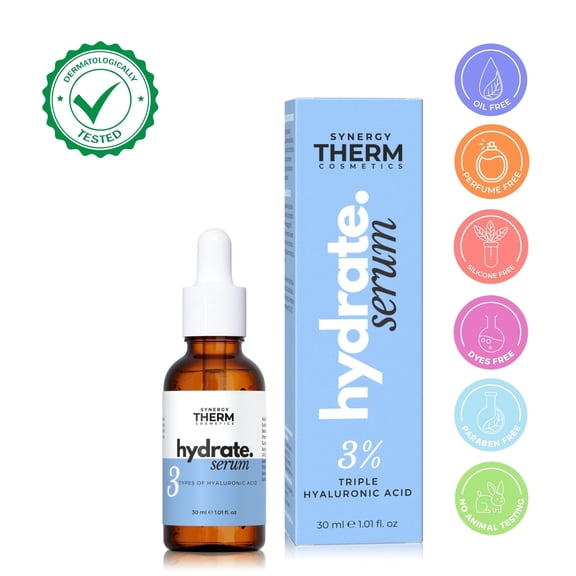Synergy Therm Hydrate Serum with 3 Types of Hyaluronic Acid & Provitamin B5 30ml
