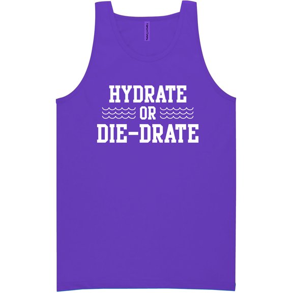 Hydrate or Die-Drate Neon Tank Top