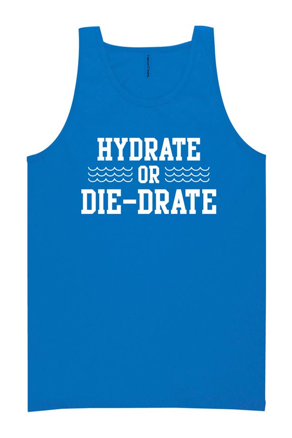 Hydrate or Die-Drate Neon Tank Top