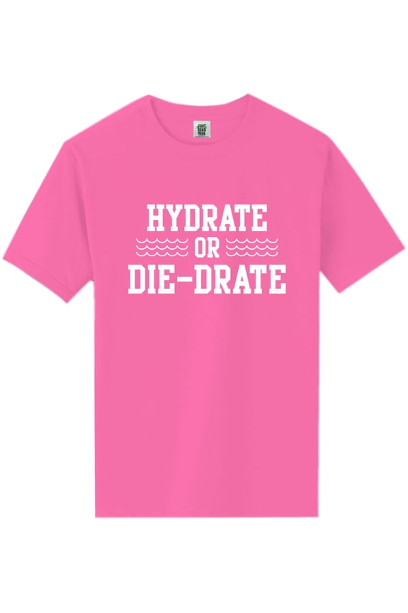 Hydrate or Die-Drate Short Sleeve Neon T-Shirt