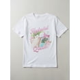 thumbnail image 1 of Hydrated Queen Women's Graphic Everyday Tee with Short Sleeves, Sizes XXS-XXL, 1 of 4