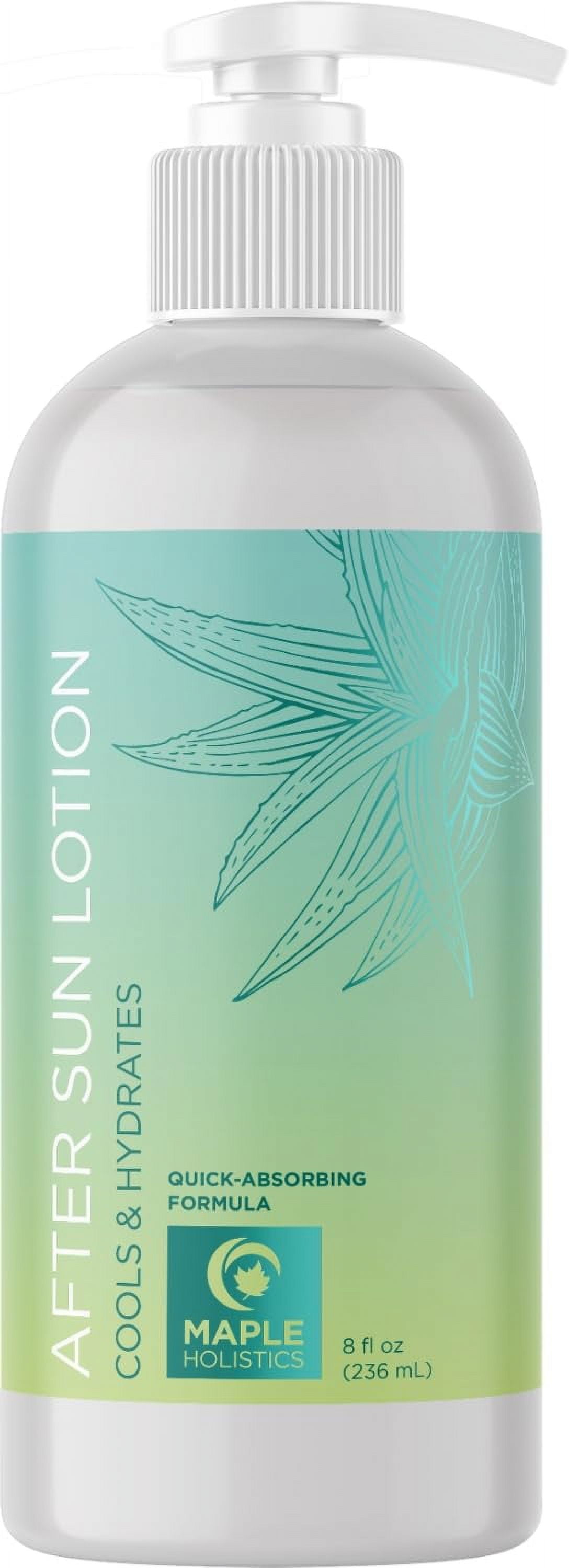 Hydrating After Sun Lotion with Aloe Vera Maple Holistics Aloe Vera