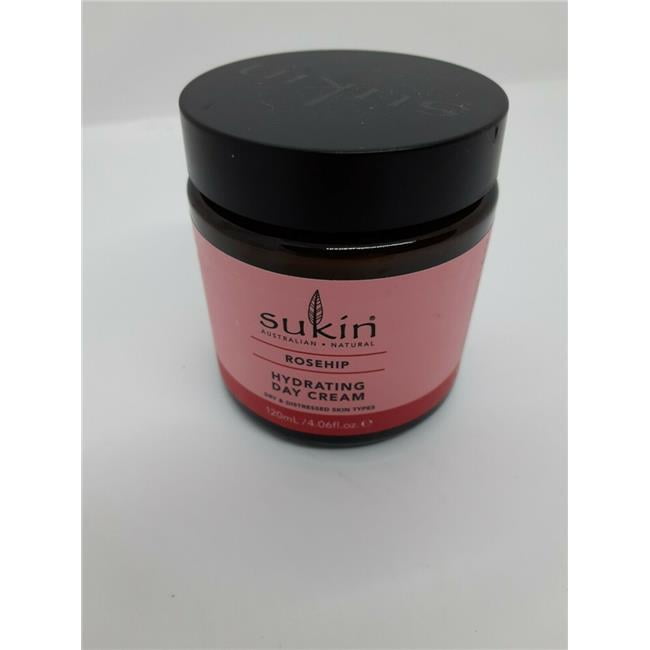 Hydrating Day Cream, Rosehip, 4.06 fl oz (120 ml), Sukin