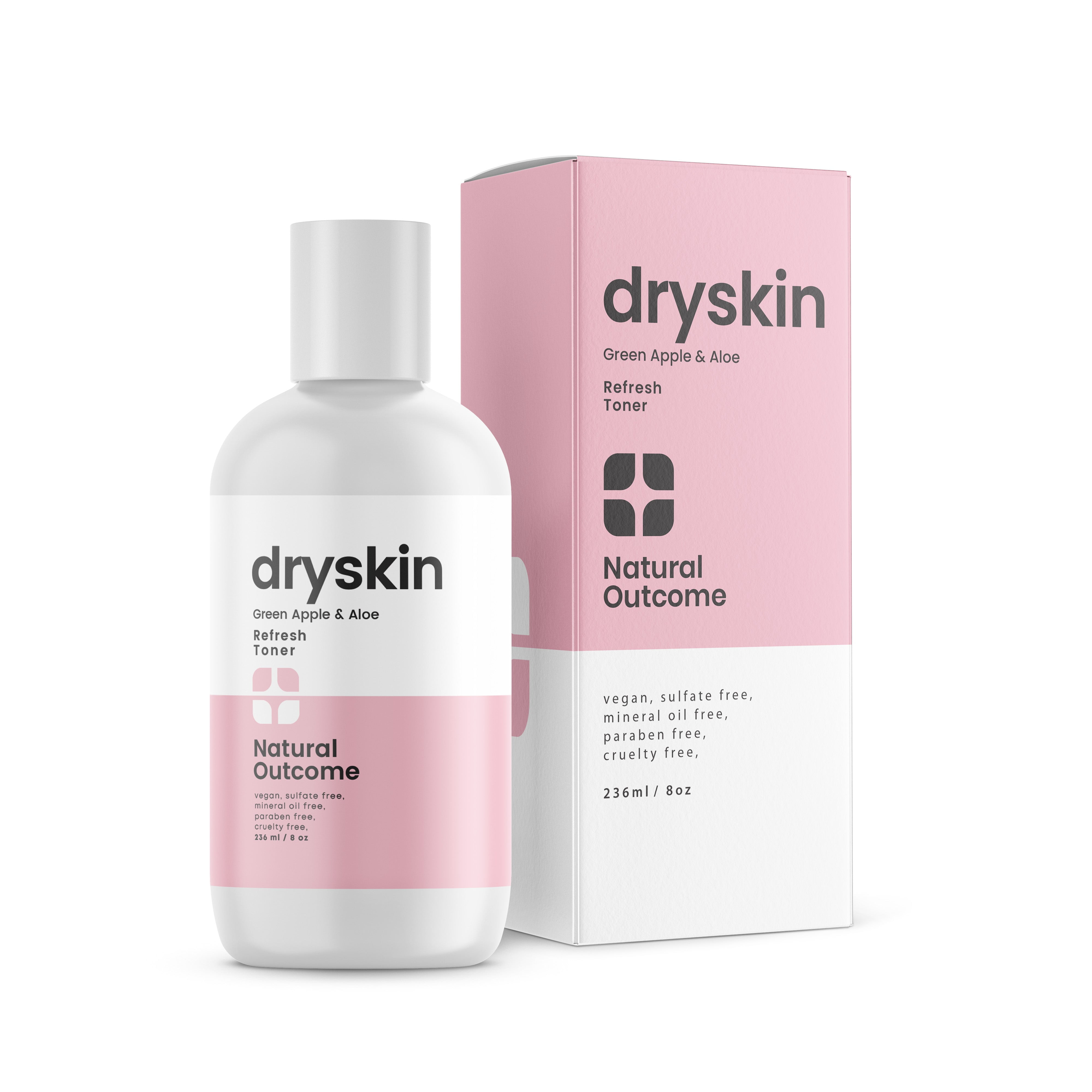 Hydrating Face Toner for Dry Skin Witch Hazel, Green Apple & Aloe Vera