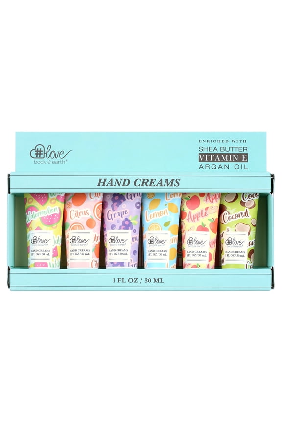 Hand Cream Gift Sets, 6pcs Mini Hand Lotion for Women Skincare Travel Size Birthday Gifts